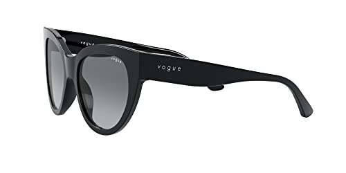 Vogue 0VO5339S Gafas, Black/Grey Shaded, 52/18/140 para Mujer