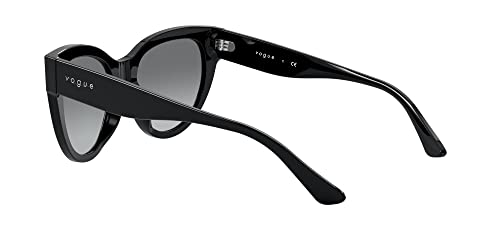 Vogue 0VO5339S Gafas, Black/Grey Shaded, 52/18/140 para Mujer