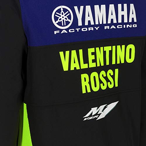 VR46 Yamaha Valentino Rossi - Chaqueta softshell para hombre, talla, azul, L