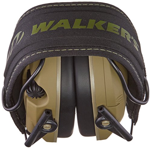 Walker”s Razor Patriot Series - Orejeras electrónicas - GWP-RSEMPAT-ODG, Verde (olive drab green)