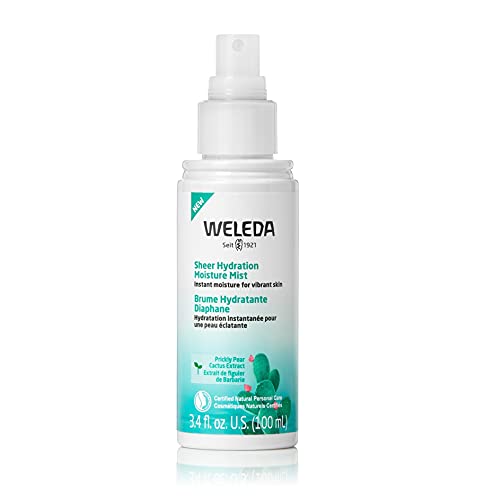 WELEDA - 1x Ml, Hydramist Bruma Facial Hidratante De Extracto De Cactus, Almond, 100 Mililitro