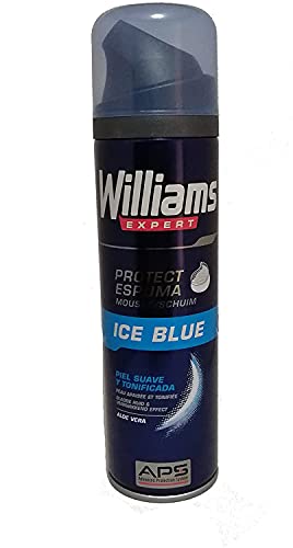 WILLIAMS Ice Blue Espuma de afeitar 250ML. Pack de 6