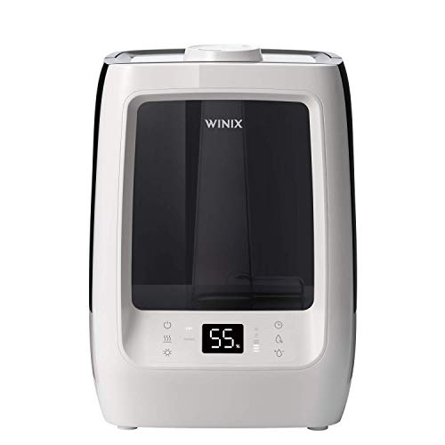 Winix L500 (Nuevo de 2021). Humidificador Ultrasónico de 7.5L. Capacidad máxima 50m². Vapor cálido y frío, silencioso, luz Nocturna. Capacidad de humidificación hasta 400 ml/h.