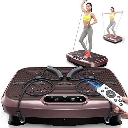 WLGQ Placa de Fitness Vibración Power Plate Plataforma Pérdida de Peso Tonificación Corporal Plataforma oscilante Máquina de Ejercicios Equipo de Entrenamiento Entrenador de sacudidas de Cuerpo e