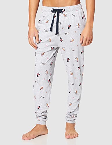 Women' Secret Juego de pijama MX DOGS PJ LONG SLEEVES LONG PANT PYJAMA 2762174 Gris Oscuro ,XS para Hombre