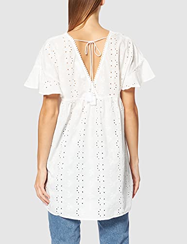 Women' Secret Vestido TUNIC COMPLEMENTOS BAÑO 5542219 ESTAMPADO BLANCO ,L para Mujer