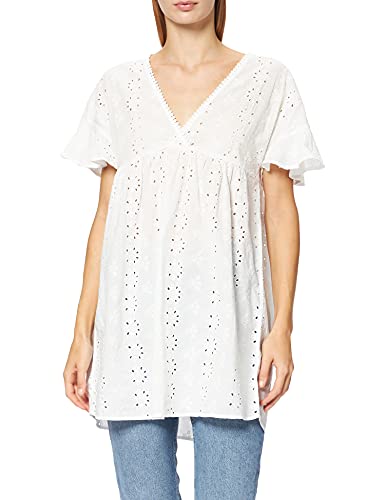 Women' Secret Vestido TUNIC COMPLEMENTOS BAÑO 5542219 ESTAMPADO BLANCO ,L para Mujer