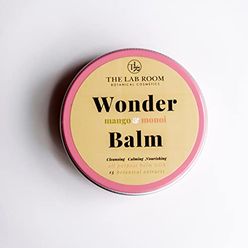 Wonderbalm Mango y Monoi The Lab Room - Bálsamo Multiuso Formulado con Neurocosmética - Limpia, Hidrata y Perfuma la Piel