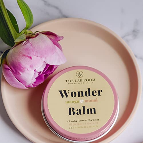 Wonderbalm Mango y Monoi The Lab Room - Bálsamo Multiuso Formulado con Neurocosmética - Limpia, Hidrata y Perfuma la Piel