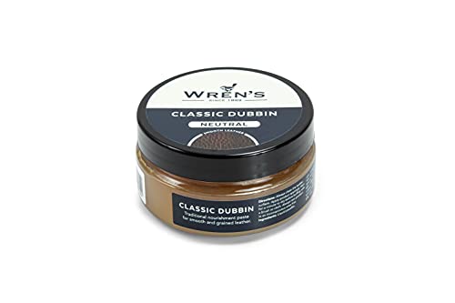 WREN’s Old Dubbin Classic Pasta Grasa Nutritiva Tradicional e Impermeabilizante para Pieles Lisas y Granuladas, Calidad y Prestigio Desde 1889, 200 ml