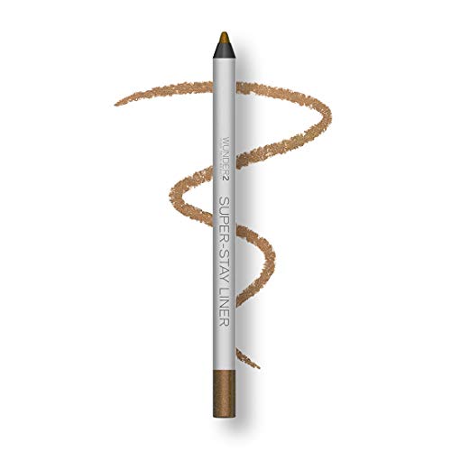 Wunder2 super-stay liners Lápices Eyeliner para un Look de Ojos Waterproof y Colorido, Color Glitter Bronze