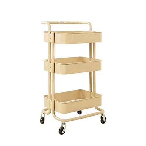 WXQIANG B-K - Carrito de belleza para peluquería, diseño de peluquería, tamaño del carro de herramientas de peluquería, 45 x 35 x 87 cm, color: un duradero y protector (color: blanco)