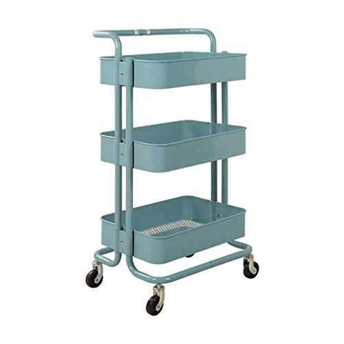 WXQIANG B-K - Carrito de belleza para peluquería, diseño de peluquería, tamaño del carro de herramientas de peluquería, 45 x 35 x 87 cm, color: un duradero y protector (color: blanco)