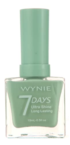 WYNIE JUMBO Nail Polish 424 - Esmalte de Uñas Secado Rápido Larga Duración tamaño Jumbo tono verde agua- 15 ml