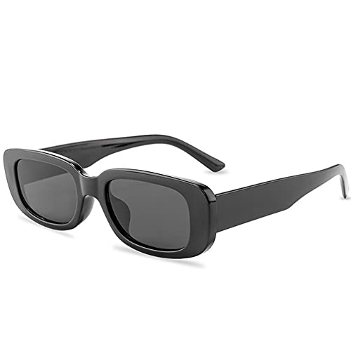 XCSM Gafas de Sol rectangulares para Mujeres, Hombres, Moda, Gafas de Sol cuadradas Vintage, protección UV400, Gafas Retro, Gafas de Playa para Exteriores