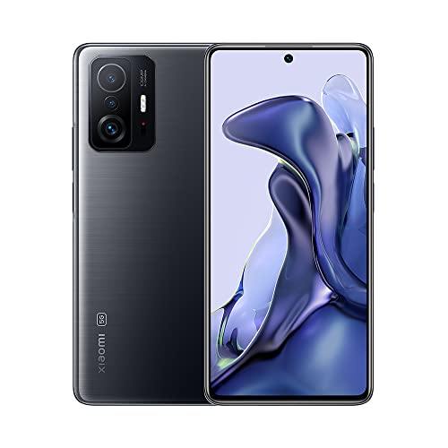 Xiaomi 11T Smartphone - 8GB RAM+256GB ROM,Pantalla de Puntos FHD + AMOLED de 6.67", MediaTek Dimensity 1200-Ultra, cámara Triple de 108MP (8GB+256GB,Gris)