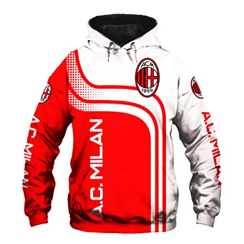 YANJJ A.c.mi.LAN Sudadera con Capucha para Hombre Impresión Digital 3D Motocicleta Bicicleta Sudadera con Capucha Ropa Deportiva de Manga Larga para Hombre,1-M