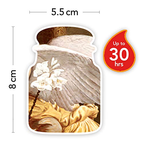 Yankee Candle Angel's Wings Vela Aromática en Frasco Pequeño, Blanco, 104g