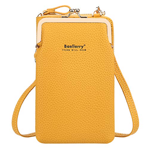 Yixuan Bolsos Bandolera para Mujer Carteras para Mujer Bolso para Telefono Movil Bolso Móvil Monederos Pequeño Bolso Bandolera Monedero Bolso Bandolera Movil con Ranura para Tarjeta y Bandolera