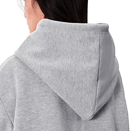 Yuson Girl Sudadera con Capucha de Mujer con Bolsillo Tipo Canguro de Manga Larga Sólida y cómoda Sudadera con Capucha de Manga Larga Otoño/Invierno(Gris ,XL)