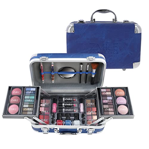 ZMILE - Cosmetics Maletín de Maquillaje Traveller Azul