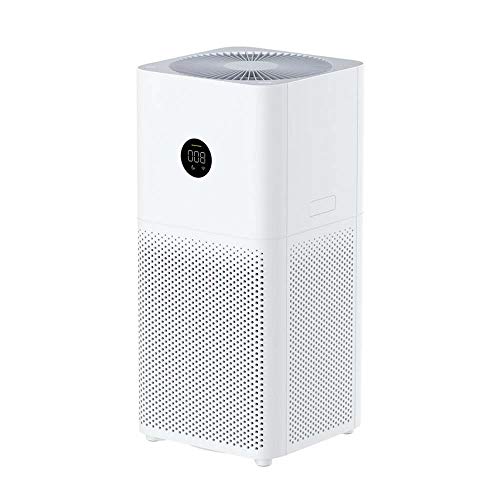 ---Xiaomi Mi Air Purifier 3C versión EU - Purificador de aire, conexión WiFi y pantalla display, 320 m³ / h PM CADR, 106 m2 / h de eficiencia de cobertura, Blanco