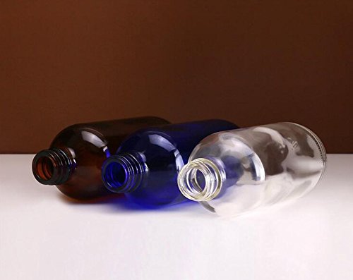 1 bote de repuesto vacío de 250 ml para botellas de spray Boston, para productos de limpieza de aceites esenciales, perfumes, aromaterapia, peluquería, pulverizador de niebla (azul)