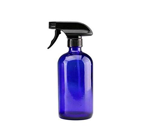 1 bote de repuesto vacío de 250 ml para botellas de spray Boston, para productos de limpieza de aceites esenciales, perfumes, aromaterapia, peluquería, pulverizador de niebla (azul)