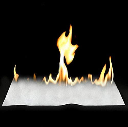 10 Piezas de Papel Flash de 50x20 cm / 10 Sheets 50x20cm White Fire Paper / Magic Paper ---- Truco de Magia, Truco de Fiesta, Truco de Magia, Kits de Magia