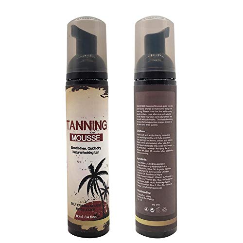 100ml Crema autobronceadora, Leche de bronceado autocurtiente de bronce, Crema hidratante de larga duración, Hidratante, Loción bronceadora sin sol