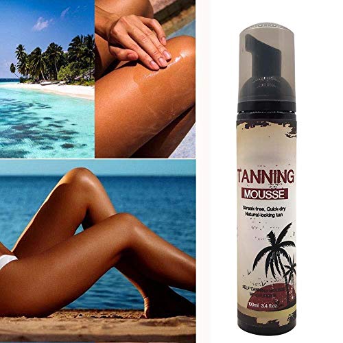 100ml Crema autobronceadora, Leche de bronceado autocurtiente de bronce, Crema hidratante de larga duración, Hidratante, Loción bronceadora sin sol