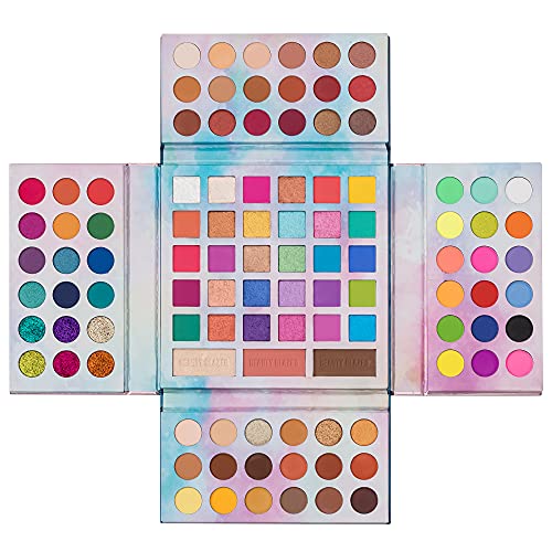 105 colores Ultra Pigmented Shimmer Paleta de sombras de ojos Combinación con sombras de ojos Contour Blush Highlighter powder Matte Glitter Todo en uno Maquillaje