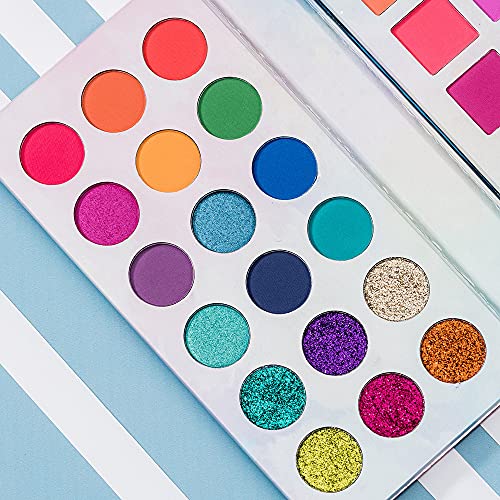 105 colores Ultra Pigmented Shimmer Paleta de sombras de ojos Combinación con sombras de ojos Contour Blush Highlighter powder Matte Glitter Todo en uno Maquillaje