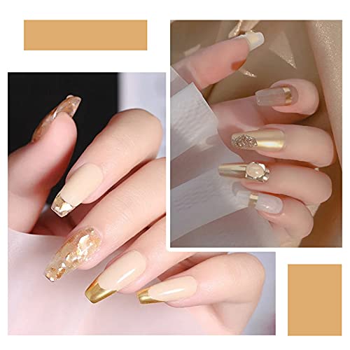 2 colores Chrome Nail Power, uso para uñas de gel UV, uñas acrílicas, uñas naturales, oro rosa + bronce claro