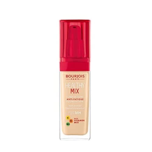 2 x Bourjois Healthy Mix Anti Fatigue Foundation 30ml Sealed - 50 Rose Ivory