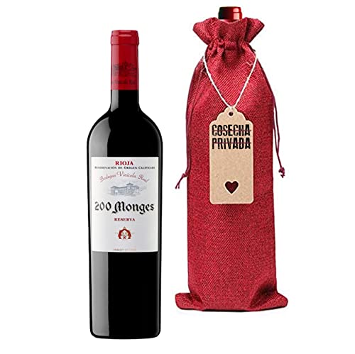 200 Monges - Botella para Regalo - Envío Gratis 24 H - Vino Tinto - Rioja - Enviado por Cosecha Privada