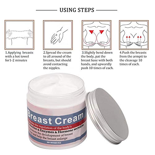 200g Crema para el aumento de senos para mujeres, Elasticidad Cuidado del pecho Crema reafirmante de crecimiento rápido Crema para el crecimiento del busto Crema corporal para el busto grande, para el