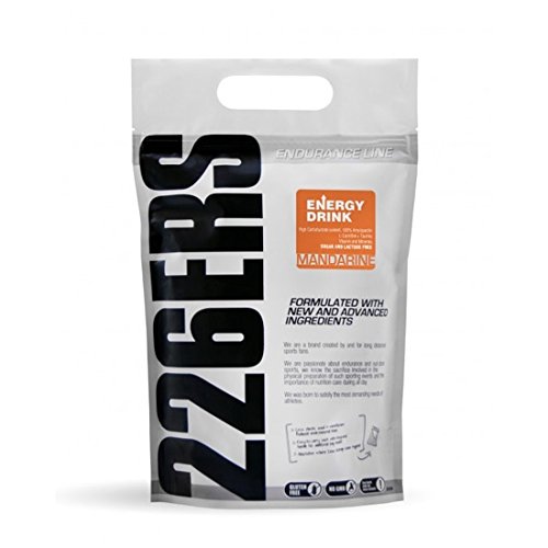 226ERS Energy Drink Bebida Energética, Sabor Mandarina - 1060 gr