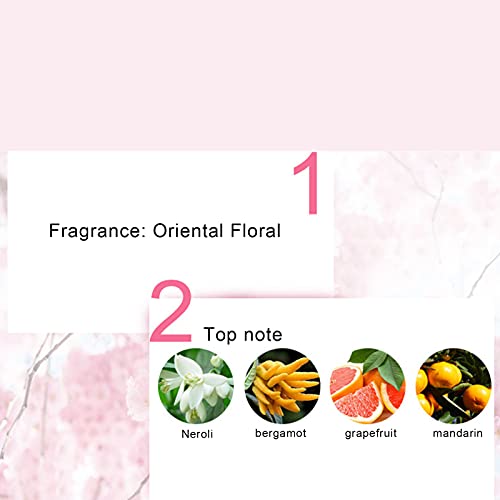 30ml Perfume Femenino Perfume Ligero en Aerosol Eau de Parfum Botella de Vidrio de Larga Duración Perfume Elegante en Aerosol Regalo para Uso en Citas