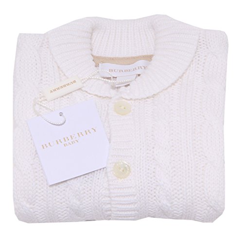 5154O cardigan bimbo bianco BURBERRY BABY sweaters jumpers kids [12 M0NTHS]