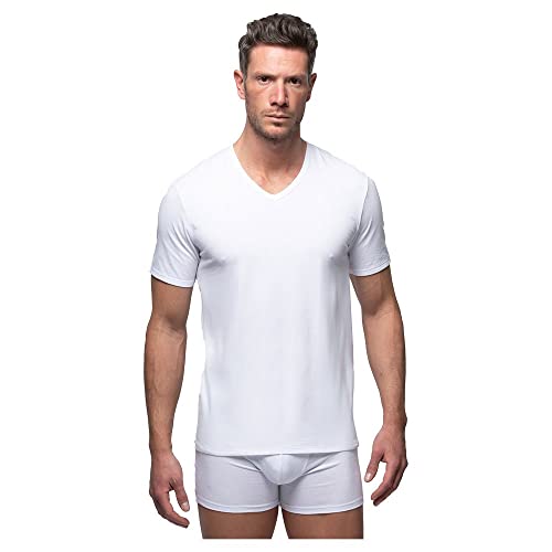 Abanderado Camiseta Sport Manga Corta Suavidad Real algodón Peinado, Blanco (Blanco 001), XX-Large (Tamaño del Fabricante:XXL/60) para Hombre