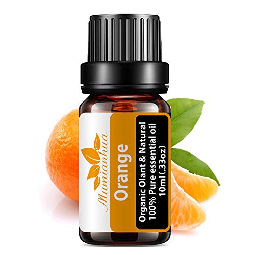 Aceite Esencial Naranja bio para Difusor,Aceites Esenciales Naranja Dulce Aceite Esencial Afrutado Mumianhua 10ml Aceite Esencial Mandarina Puro Aceite Fragancia Naranja para Piel,humidificador