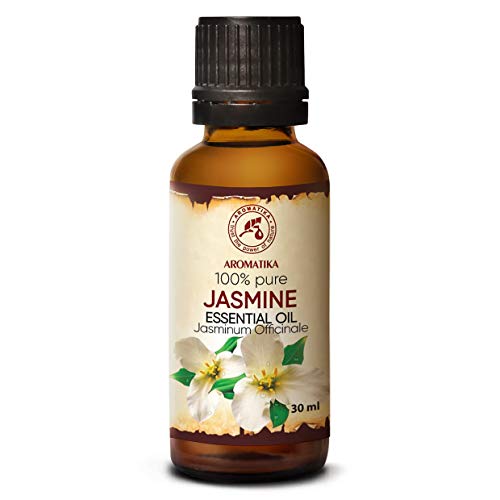 Aceite Jazmín 30ml - Jasminum Officinale - Aceite Esencial Naturales para Difusor - Aromaterapia - Cuidado de Piel y Cabello - Calmante