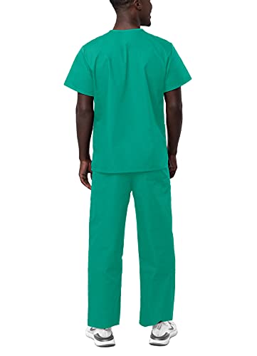 Adar Uniformes médicos Unisex - Uniformes médicos Unisex con cordón - 701 - Surgical Green - 4X