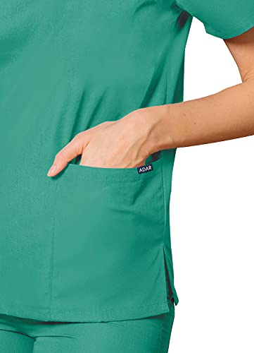 Adar Uniformes médicos Unisex - Uniformes médicos Unisex con cordón - 701 - Surgical Green - 4X