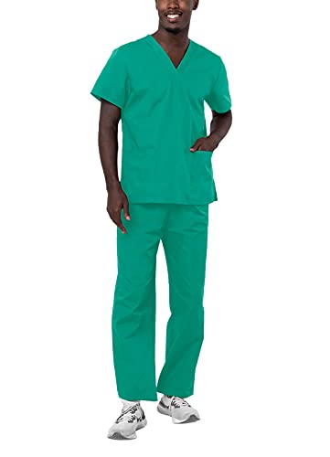 Adar Uniformes médicos Unisex - Uniformes médicos Unisex con cordón - 701 - Surgical Green - 4X