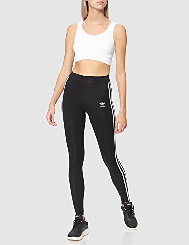 adidas 3 Stripes Tight Leggings, Women's, Black, XS