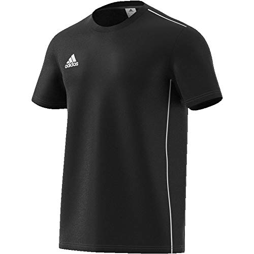 adidas CORE18 tee T-Shirt, Hombre, Black/White, S