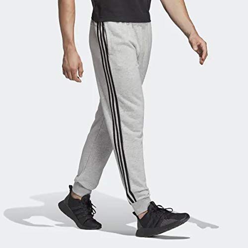 adidas E 3S T PNT FT Pantalones de Deporte, Hombre, Medium Grey Heather/Black/mgh Solid Grey, M