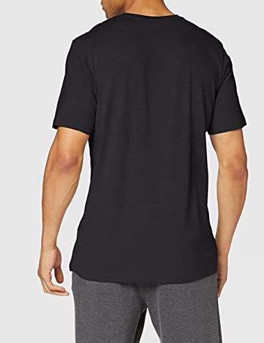 adidas Essentials Linear Logo tee Camiseta, Hombre, Black/White, S